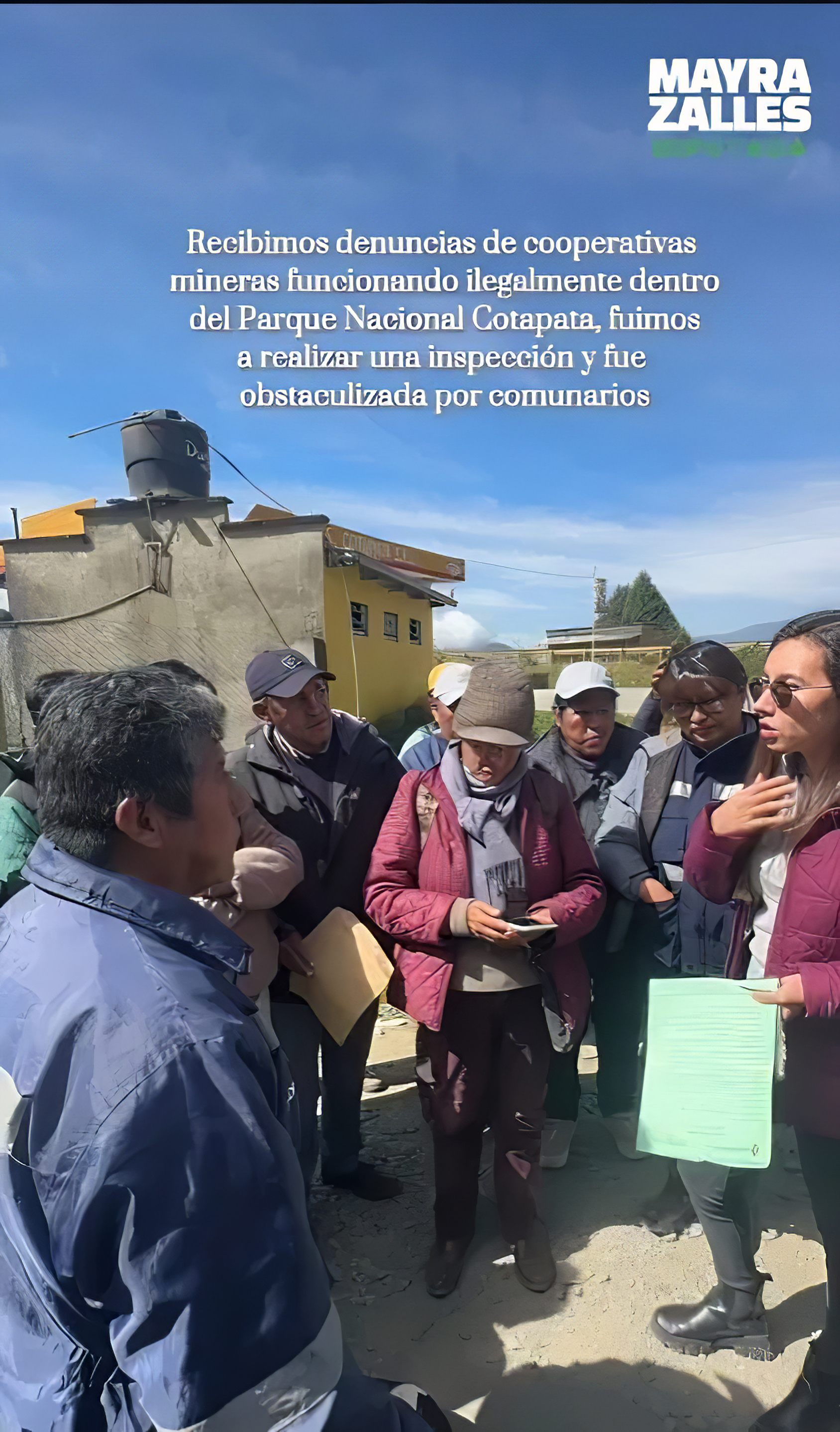 Inspección al Parque Nacional Cotapata